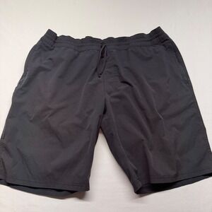 Kuhl Mens XXL Outdoor Hiking Shorts Elastic Waist Zip Pocket Gray Performance